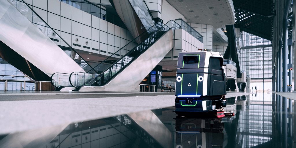 Autonomous floor scrubber NEo